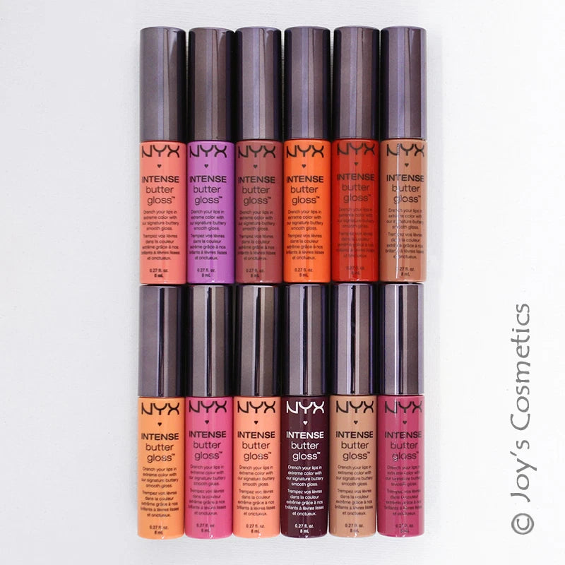 3 NYX Intense Butter Lip Gloss - IBLG "Pick Your 3 Color" Joy's cosmetics