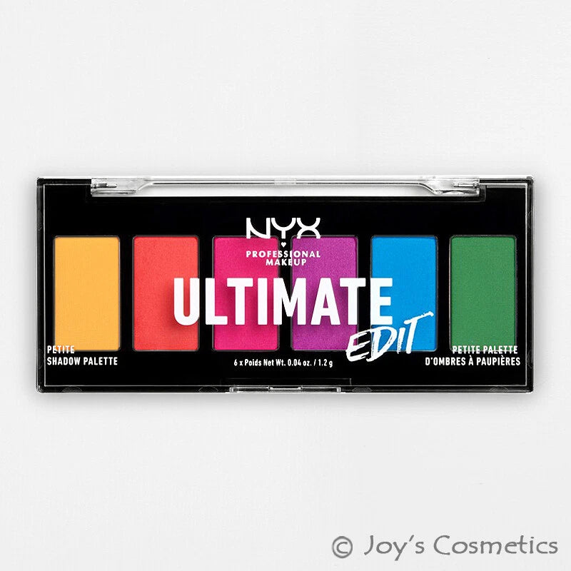 1 NYX Ultimate Edit Petite Shadow Palette " USPP02 - Brights " Joy's cosmetics