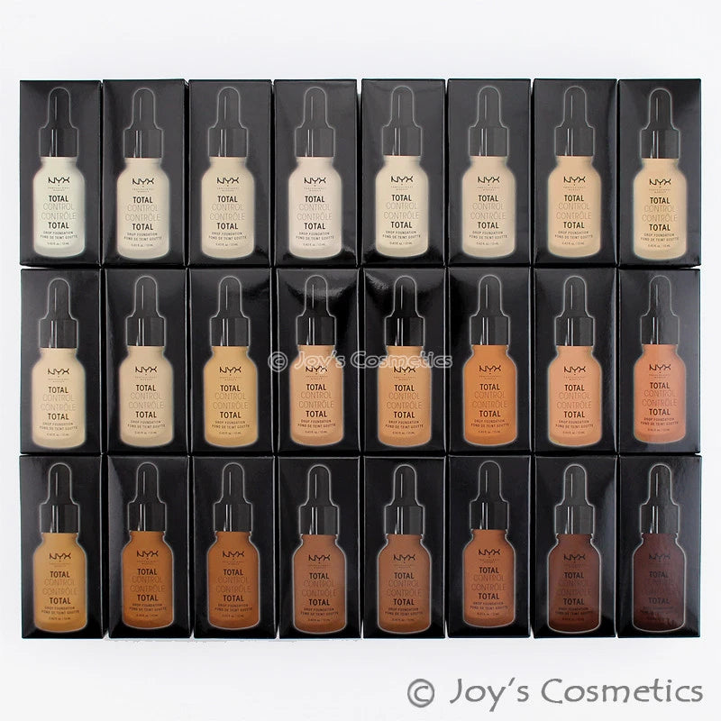 2 NYX Total Control Drop Foundation - TCDF "Pick Your 2 Color" Joy's cosmetics
