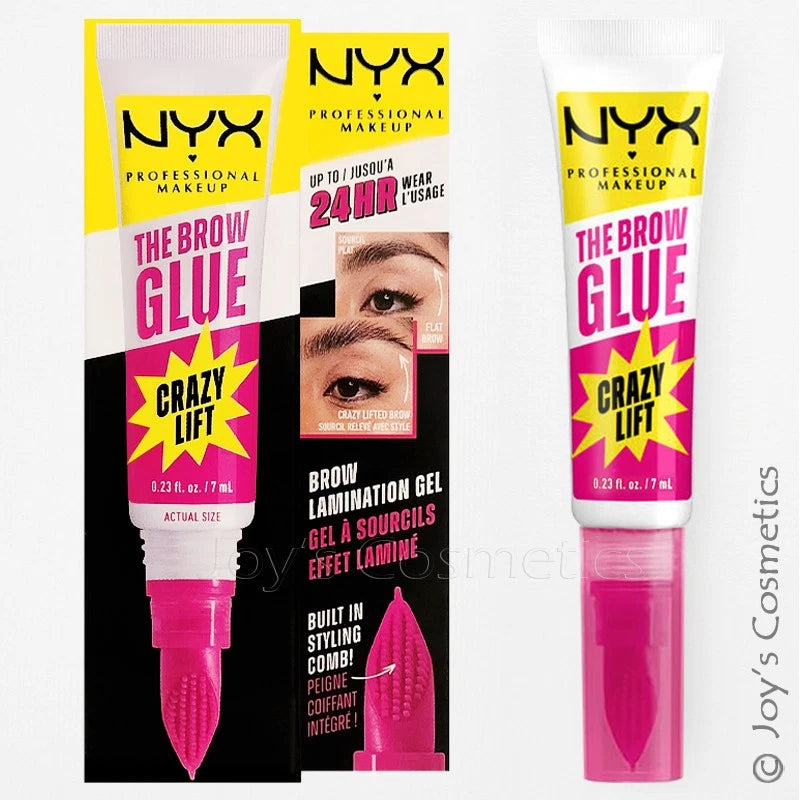 1 NYX The Brow Glue Crazy Lift Brow Lamination Gel "TSBG01 - Transparent"Joy's