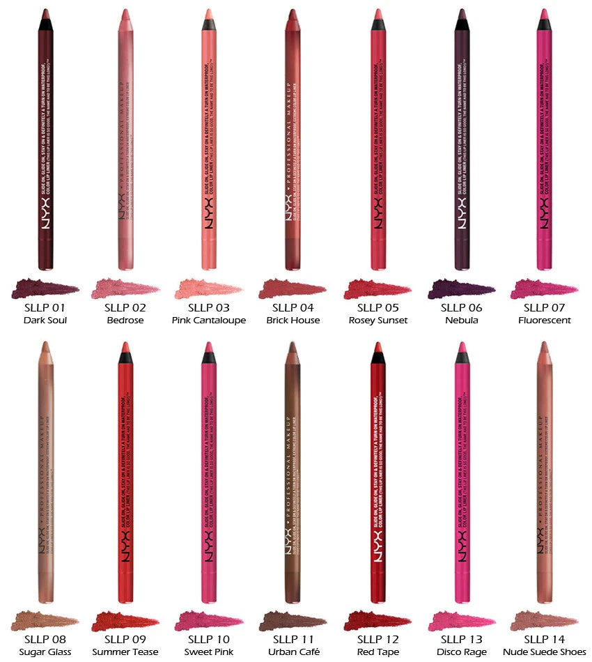 1 NYX Waterproof Slide On Lip Pencil Liner "Pick Your 1 Color"Joy's cosmetics