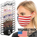Washable Face Mask - Unisex Adult Breathable Reusable Spandex 3D Stretch Fabric
