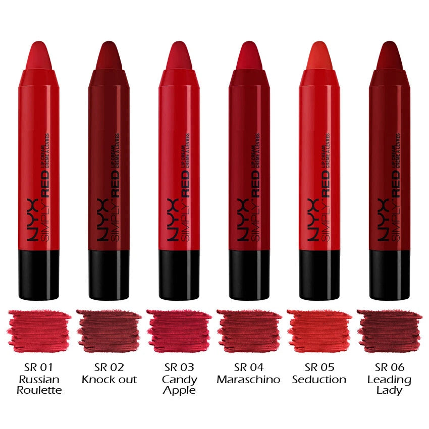 1 NYX Simply Red Lip Cream Lipstick "Pick Your 1 Color" Joy's cosmetics