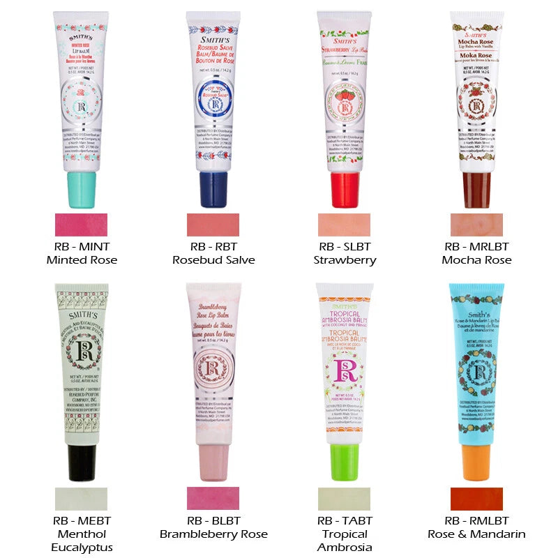 4 ROSEBUD Lip Balm Salve Tube (0.5 oz) "Pick Your 4 Scent" Joy's cosmetics